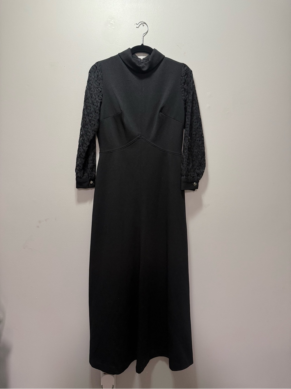 Vintage Long-Sleeve Dress